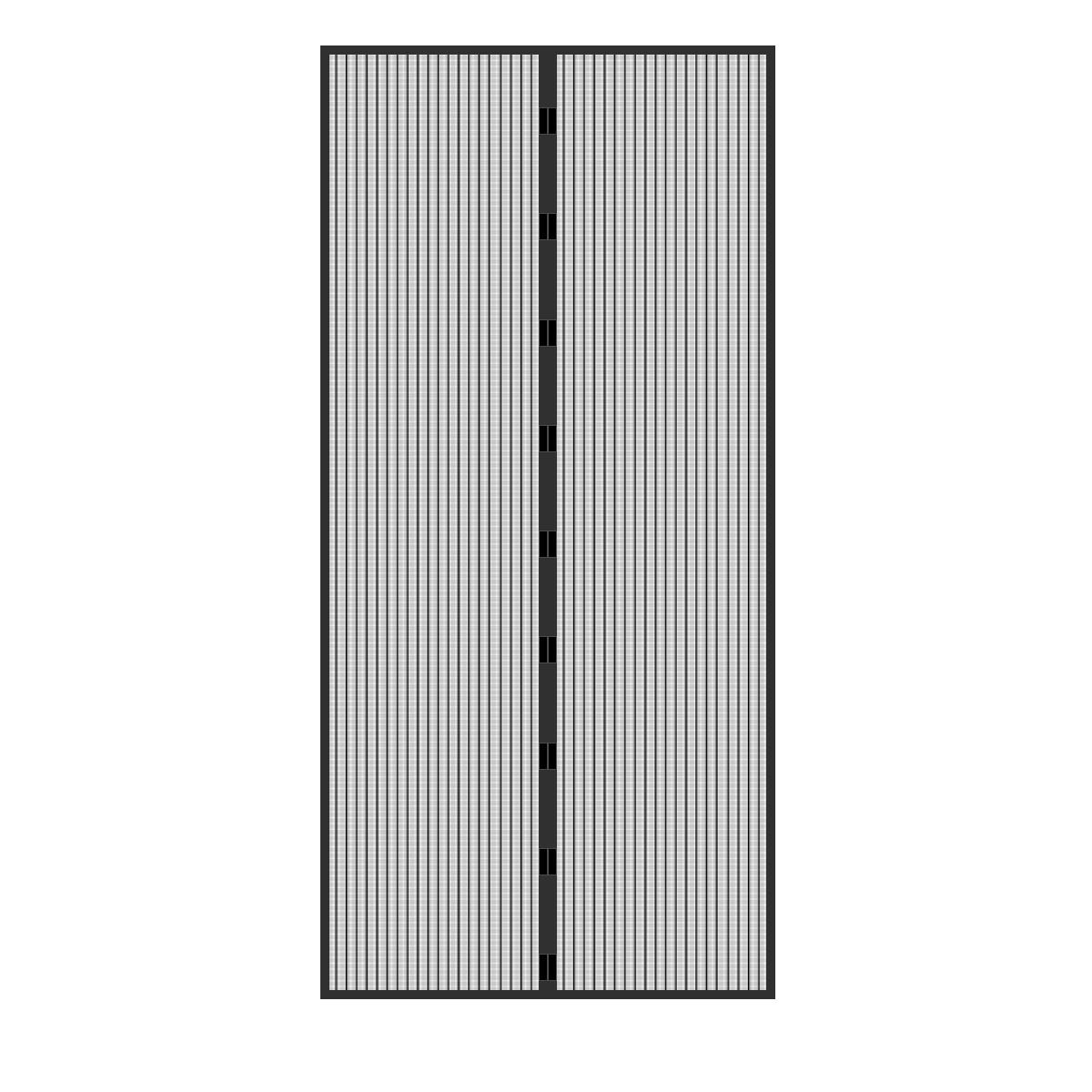 FLIEGENGITTER - Schwarz, Kunststoff (210/100cm) - ECD-Germany