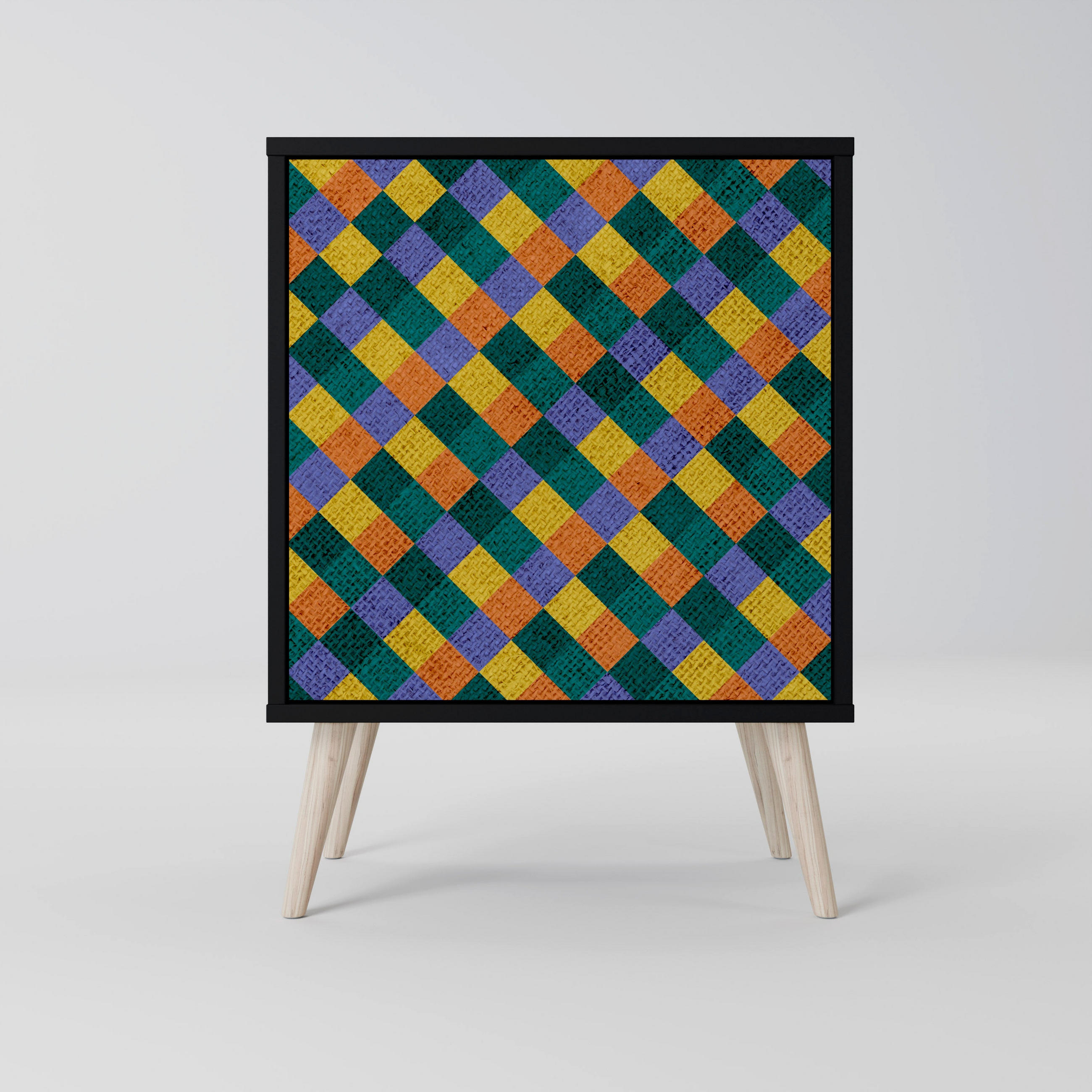 SpaceRebels Sideboard Schwarz 57.5x77.5x42 cm