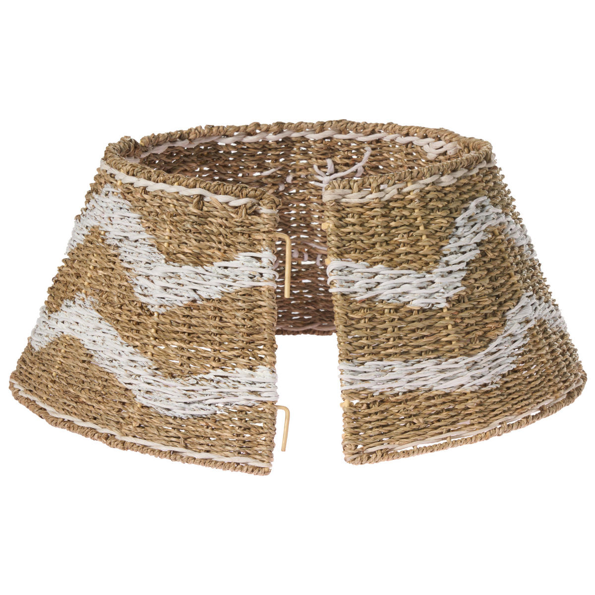 WEIHNACHTSBAUMKRAGEN 29 cm Naturfarben Hiver - Naturfarben, Naturmaterialen (29cm) - Beliani