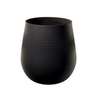 VASE Manufacture Collier Noir 23 cm - Schwarz, Keramik (22.5cm) - Villeroy & Boch
