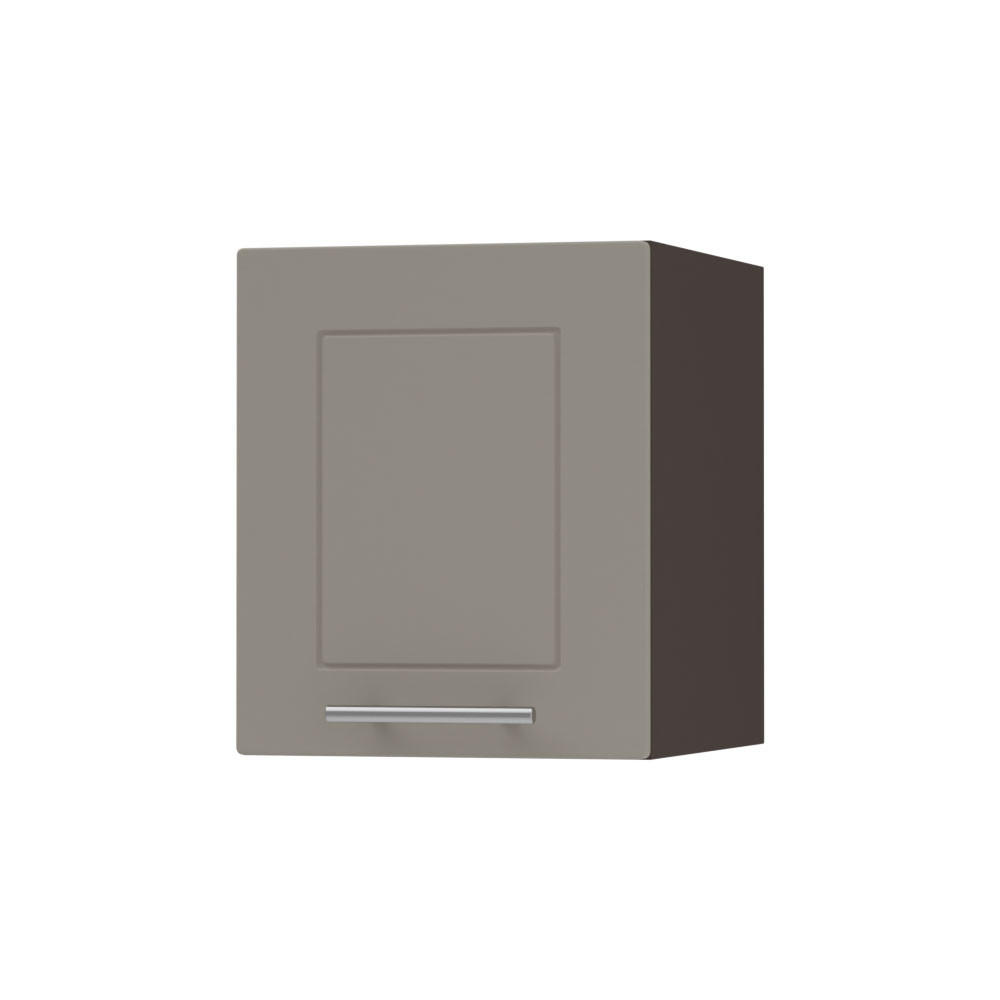 KLAPPHÄNGESCHRANK Kvantum W4B/30 Beige Matt / Lava Matt 30 / 32,5 / 36cm - Dunkelgrau/Beige, Holz/Holzwerkstoff (30/36/32.5cm) - Feldmann-Wohnen