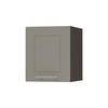 KLAPPHÄNGESCHRANK Kvantum W4B/30 Beige Matt / Lava Matt 30 / 32,5 / 36cm - Dunkelgrau/Beige, Holz/Holzwerkstoff (30/36/32.5cm) - Feldmann-Wohnen