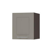 KLAPPHÄNGESCHRANK Kvantum W4B/30 Beige Matt / Lava Matt 30 / 32,5 / 36cm - Dunkelgrau/Beige, Holz/Holzwerkstoff (30/36/32.5cm) - Feldmann-Wohnen