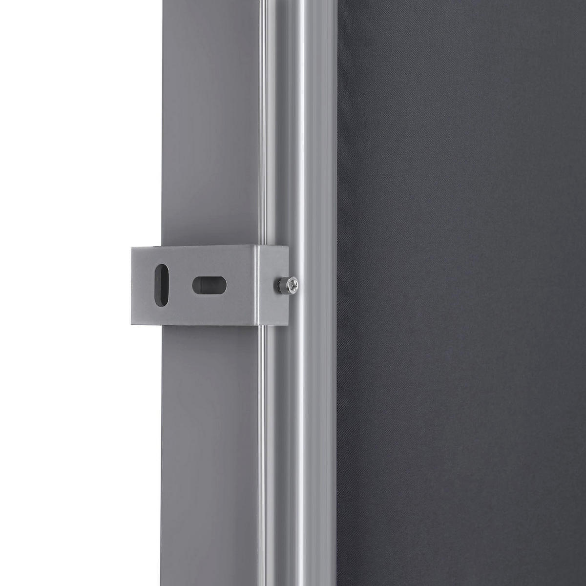 SEITENMARKISE - Anthrazit, Textil (200/9cm) - Hansiro