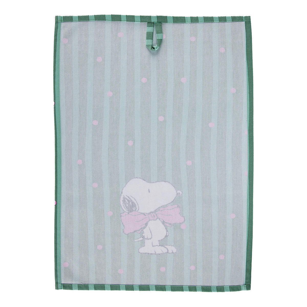 GESCHIRRTUCH Peanuts - Grün, Textil (38/54cm) - Butlers