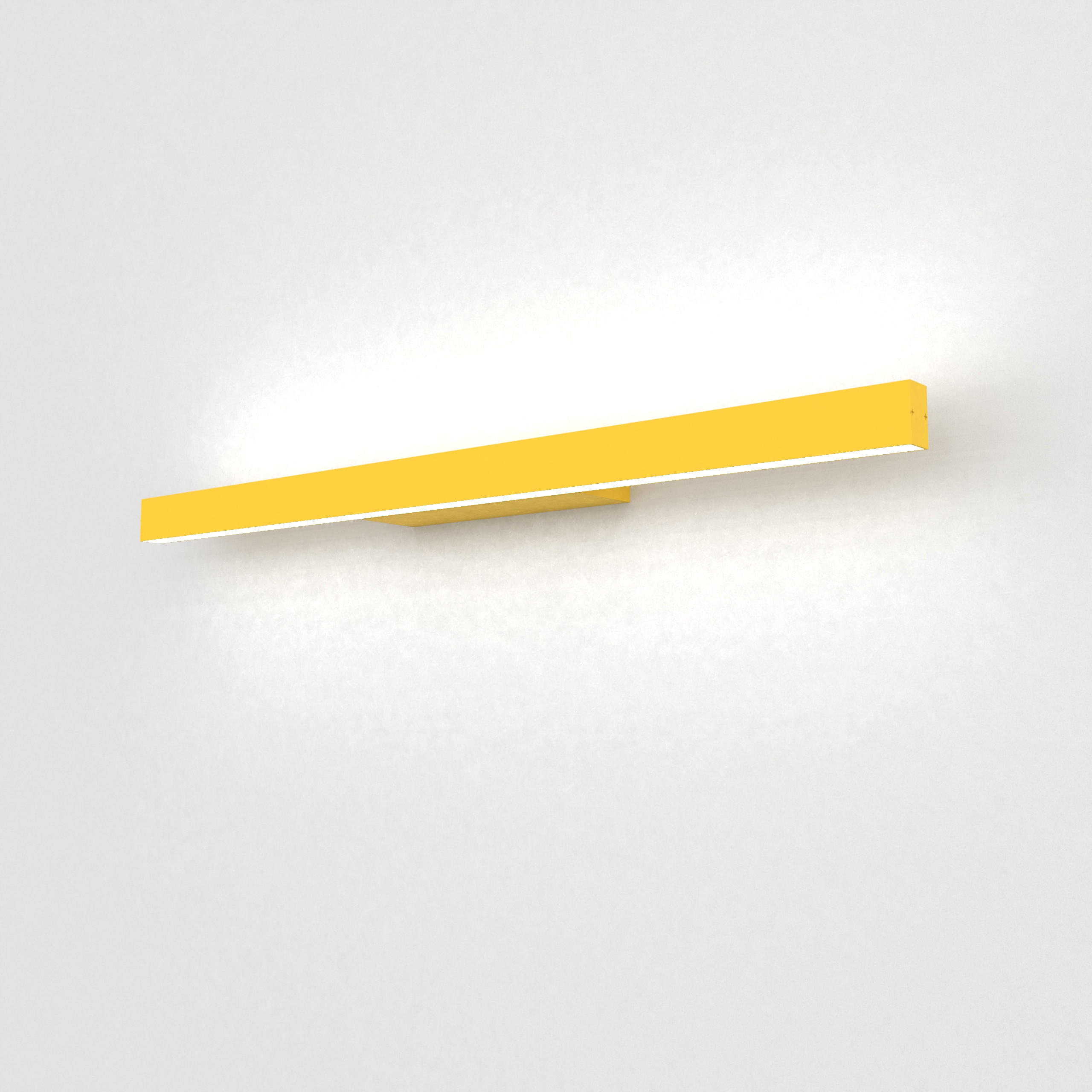 LED-WANDLEUCHTE - Gelb, Metall (60/3.1/7cm) - Lumicom