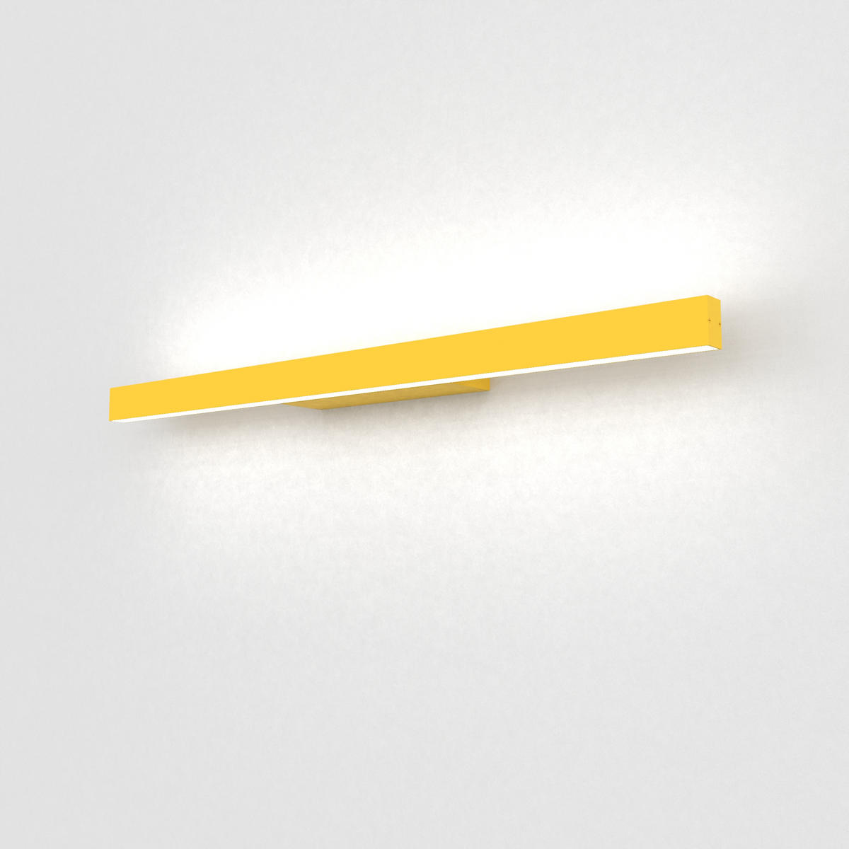 LED-WANDLEUCHTE - Gelb, Metall (60/3.1/7cm) - Lumicom
