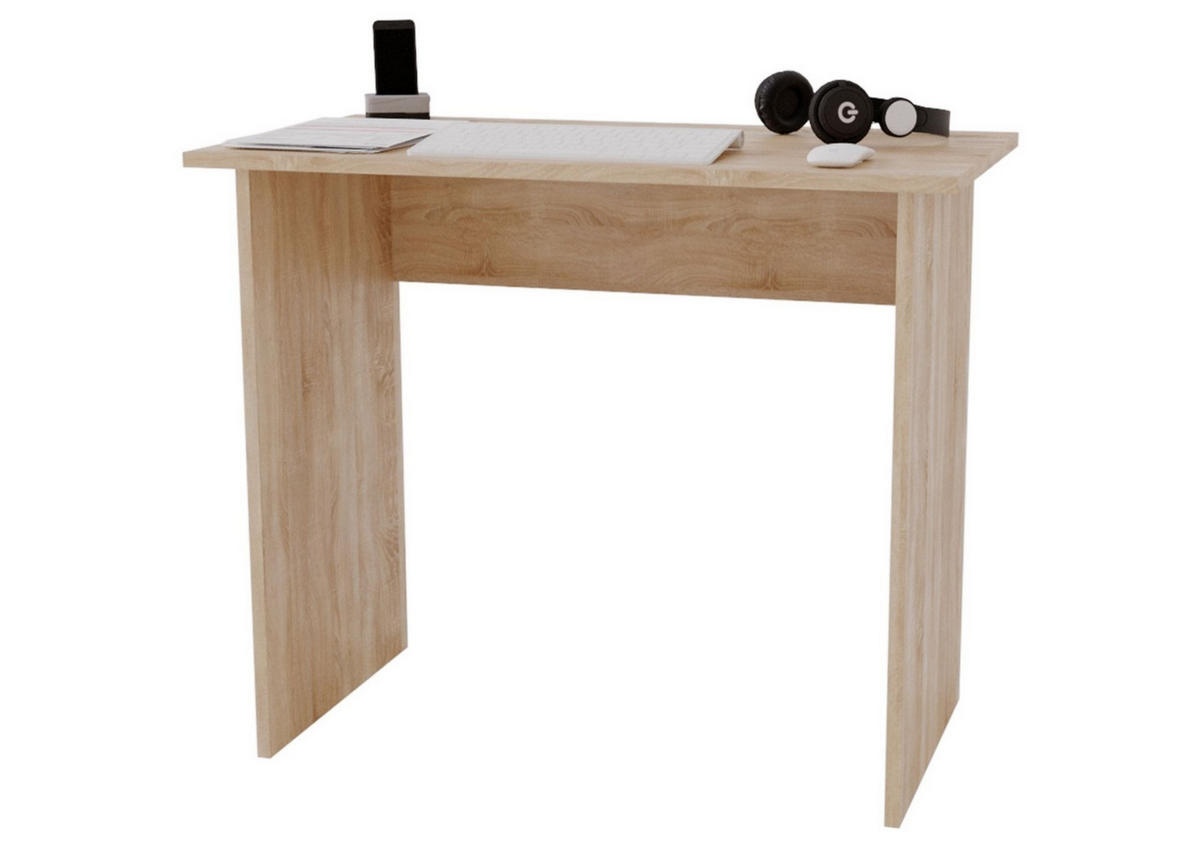 SCHREIBTISCH Sonoma Eiche 90/50/73cm - Sonoma Eiche, Holzwerkstoff (50/90/73cm) - CraftPAK