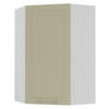 KÜCHENHÄNGESCHRANK Kvantum W4/10/60 Vanille Matt / Weiß Matt 60 / 60 / 96cm - Creme/Weiß, Holz/Holzwerkstoff (60/96/60cm) - Feldmann-Wohnen