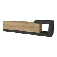 TV-ELEMENT Luhanka - Eichefarben, Holzwerkstoff (150/38.5/29.5cm) - [en.casa]