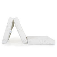 KLAPPMATRATZE Snooze 120 x 60 x 6 cm weiß 120 x 60 x 6 cm, Bezug waschbar - Weiß, Textil - Moni