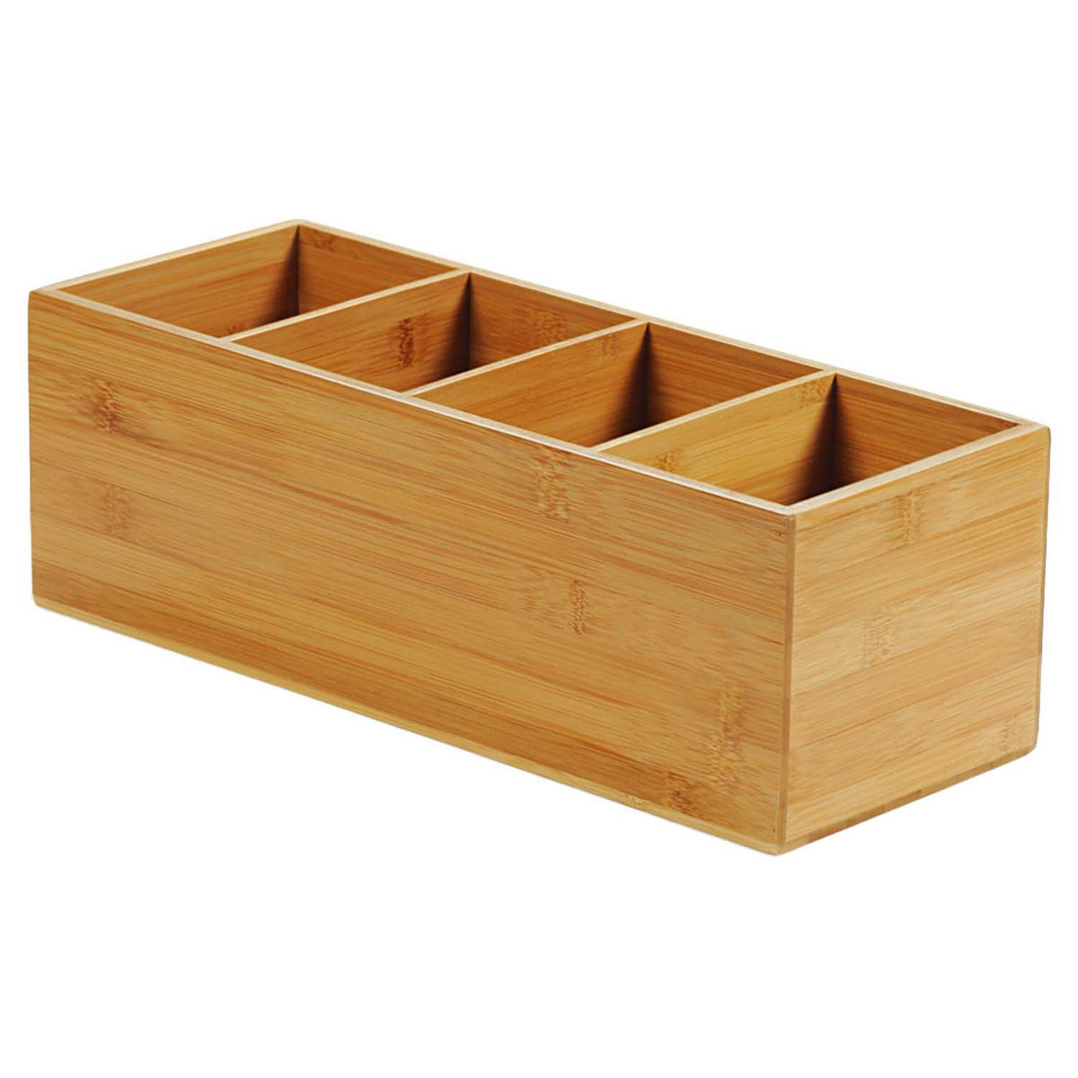 BESTECKBOX, 6 Stück - Bambus, 35 x 14cm - Naturfarben, Holz (35/12/14cm) - Kesper
