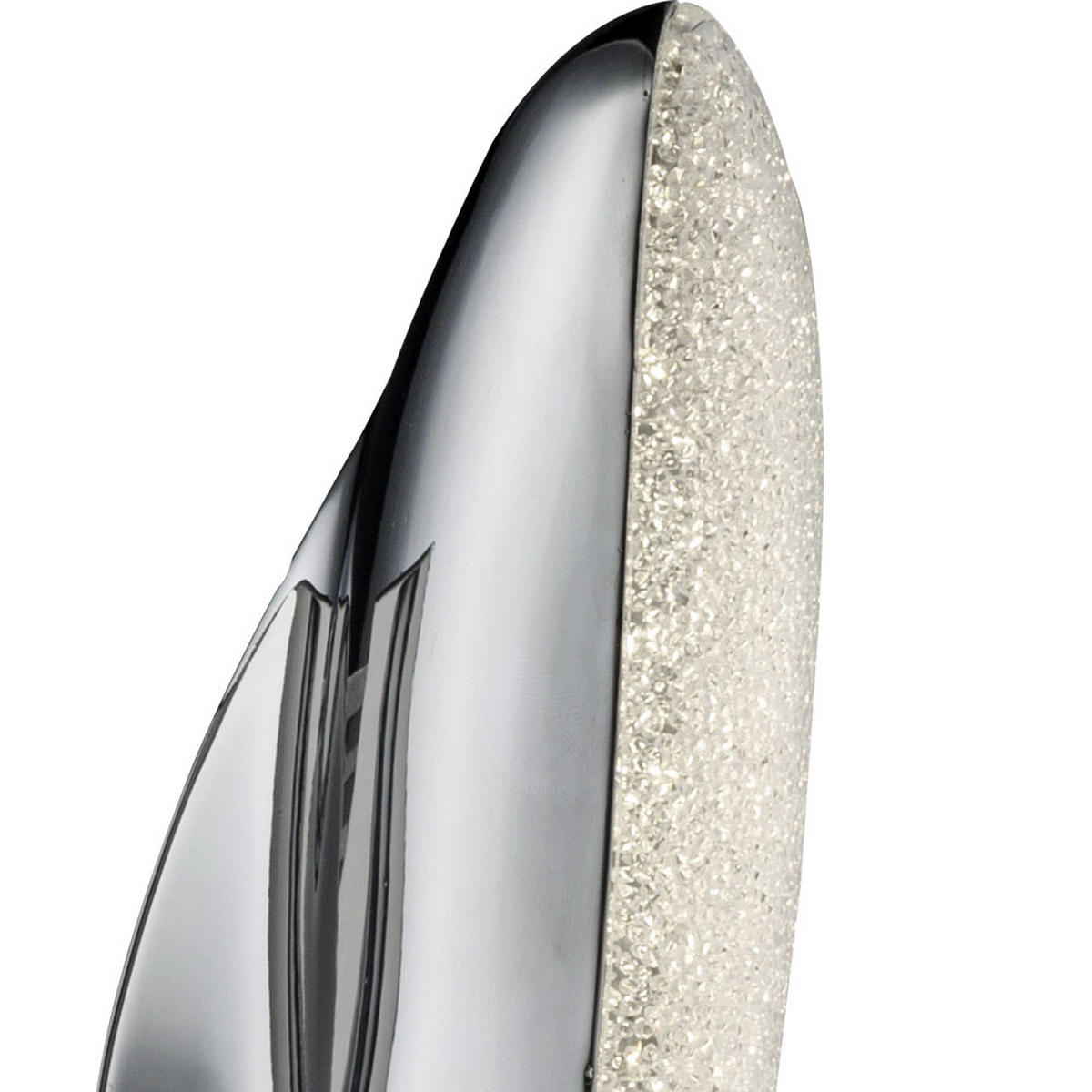 LED WANDLEUCHTE Kristall Silber PRESTON - Silberfarben, Metall (6.5/29/13cm) - Globo Lighting