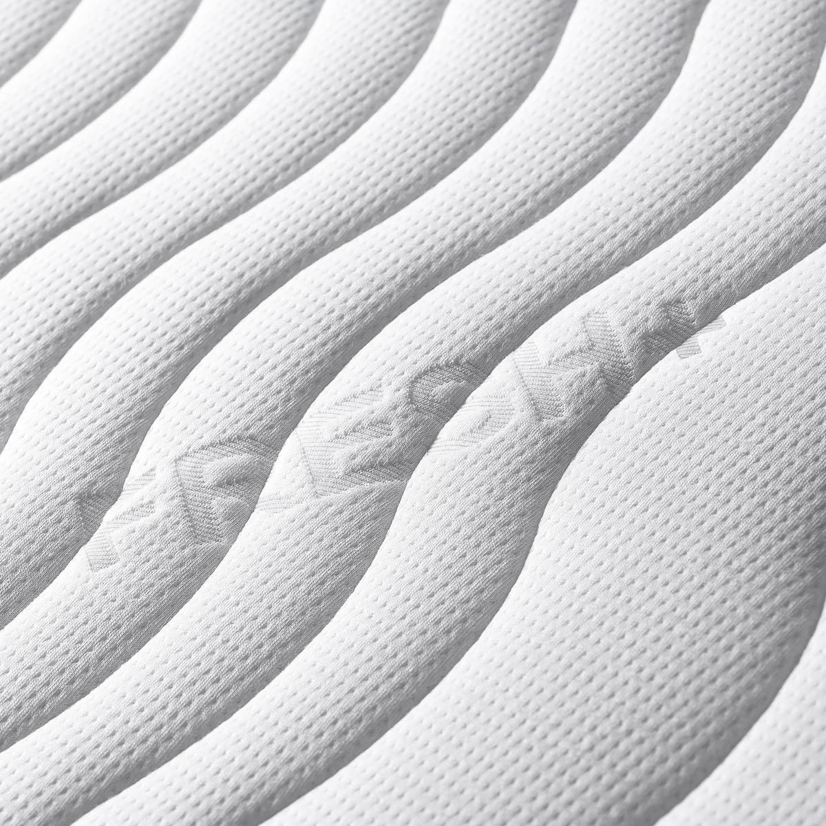 7-ZONEN-KALTSCHAUMMATRATZE 90x200 cm, 24 cm Höhe – Dreilagig H3-Kern mit zwei integrierten Toppern in H3/H4 - Weiß, Textil (90/200cm) - Lunea