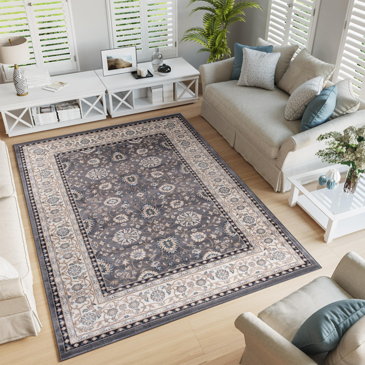 TEPPICH COLORADO Grau 250/350 cm - Grau, Kunststoff (250/350cm)