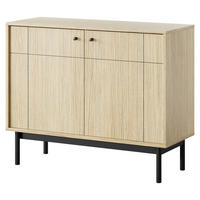 SIDEBOARD DIEPPE KOM1-2D Fräste Fronten, Eiche - Eichefarben, Holz/Holzwerkstoff (104/83/39cm) - Komodee