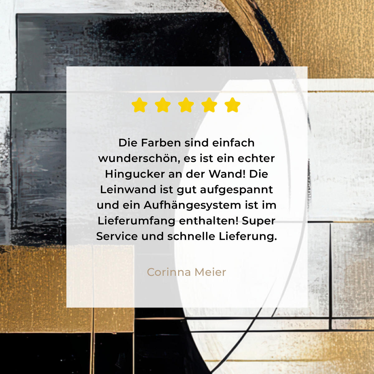 LEINWANDBILD - Abstrakt - Gold - Silber - Formen - Ästhetik - 90x60 - Deko Wohnzimmer - Multicolor, Textil (90/60cm) - MuchoWow