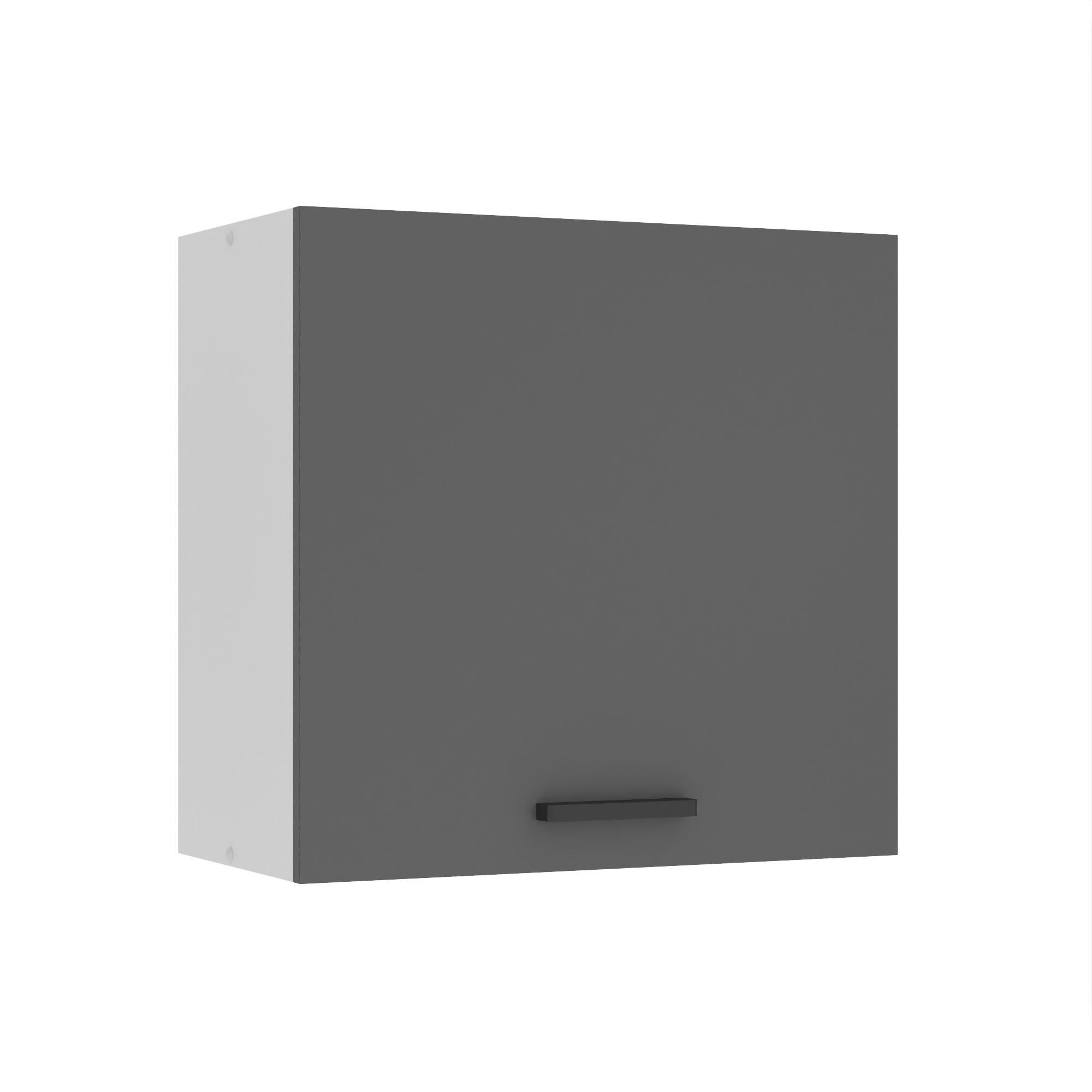 HÄNGESCHRANK SG 60 cm, mit 1 Tür, Silber matt - Silberfarben, Holz (60/58/29.6cm) - B BELINI GROUP