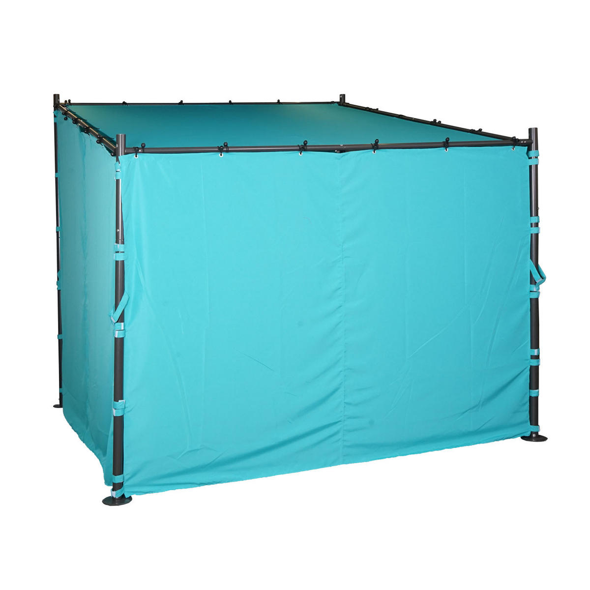 SEITENWAND PERGOLA Türkis - Türkis, Textil (293/275/293cm) - MCW