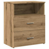 NACHTTISCH Artisan-Eiche 50/32/60 Cm Holzwerkstoff - Braun, Holzwerkstoff (32/60/50cm) - vidaXL