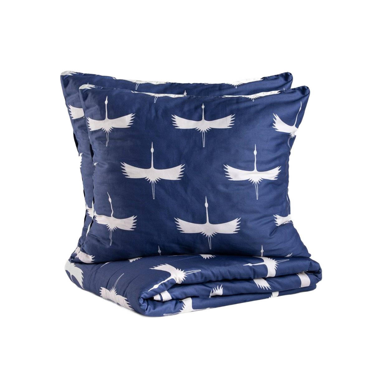 BETTWÄSCHE Devika navy blau 220/200 cm - Dunkelblau, Textil (220/200cm) - Homla