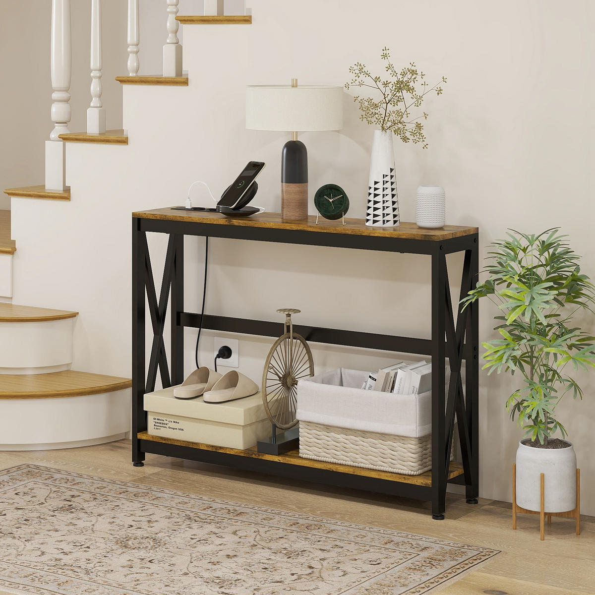 KONSOLENTISCH DE-16778 Braun - Braun, Holzwerkstoff (100/24/75cm) - ComfortXL