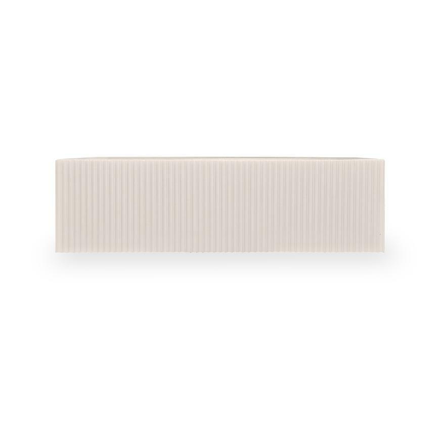 WANDKONSOLE 90 cm beige mit Halterungen - LEYA - Beige, Holz/Holzwerkstoff (90/27/35cm) - Sicaan