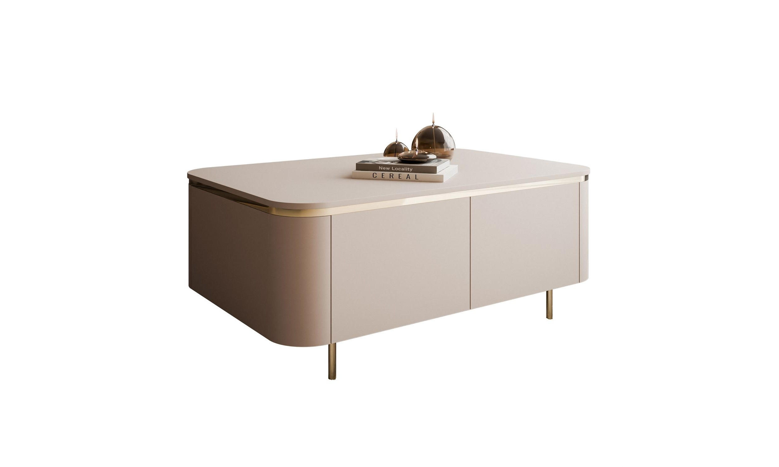 Lookway Couchtisch Kaschmir 90x38x60 cm
