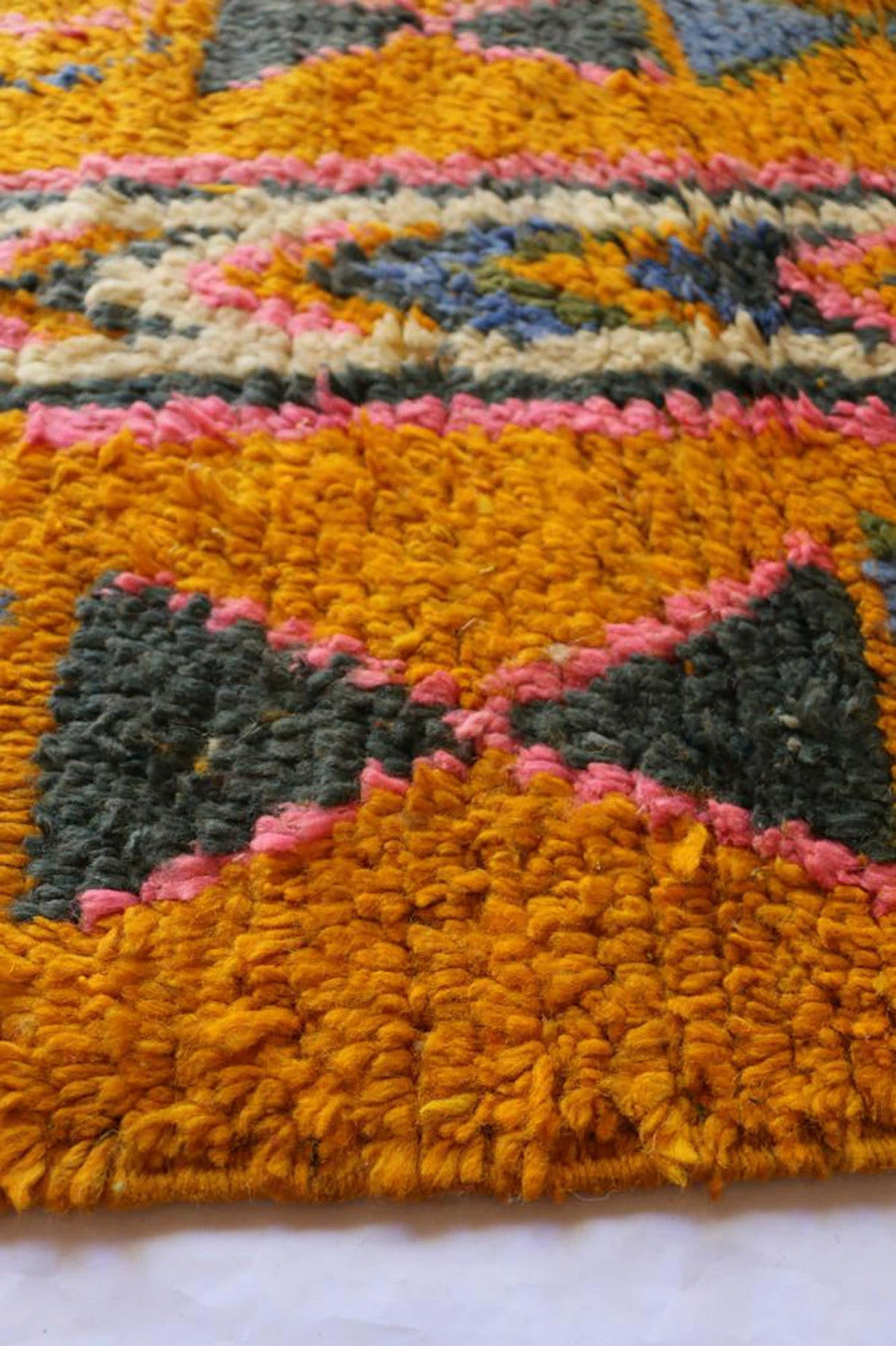 BERBERTEPPICH im ethnischen Stil aus reiner Wolle 300x 400 cm - Orange, Naturmaterialien (300/400cm) - AFK Living