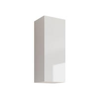 HÄNGEVITRINE 90 Vigo - Weiß Hochglanz/Weiß, Holzwerkstoff (35/90/32cm) - MIRJAN24