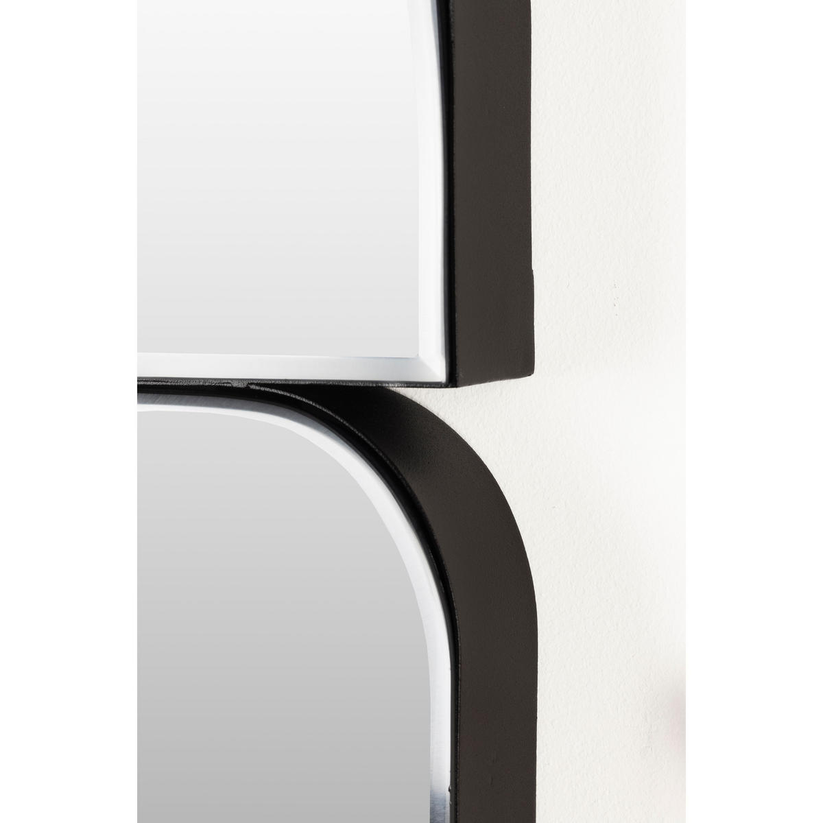 WANDSPIEGEL Glamour Dunkelbraun - Braun, Metall (45/70/5cm) - Zuiver