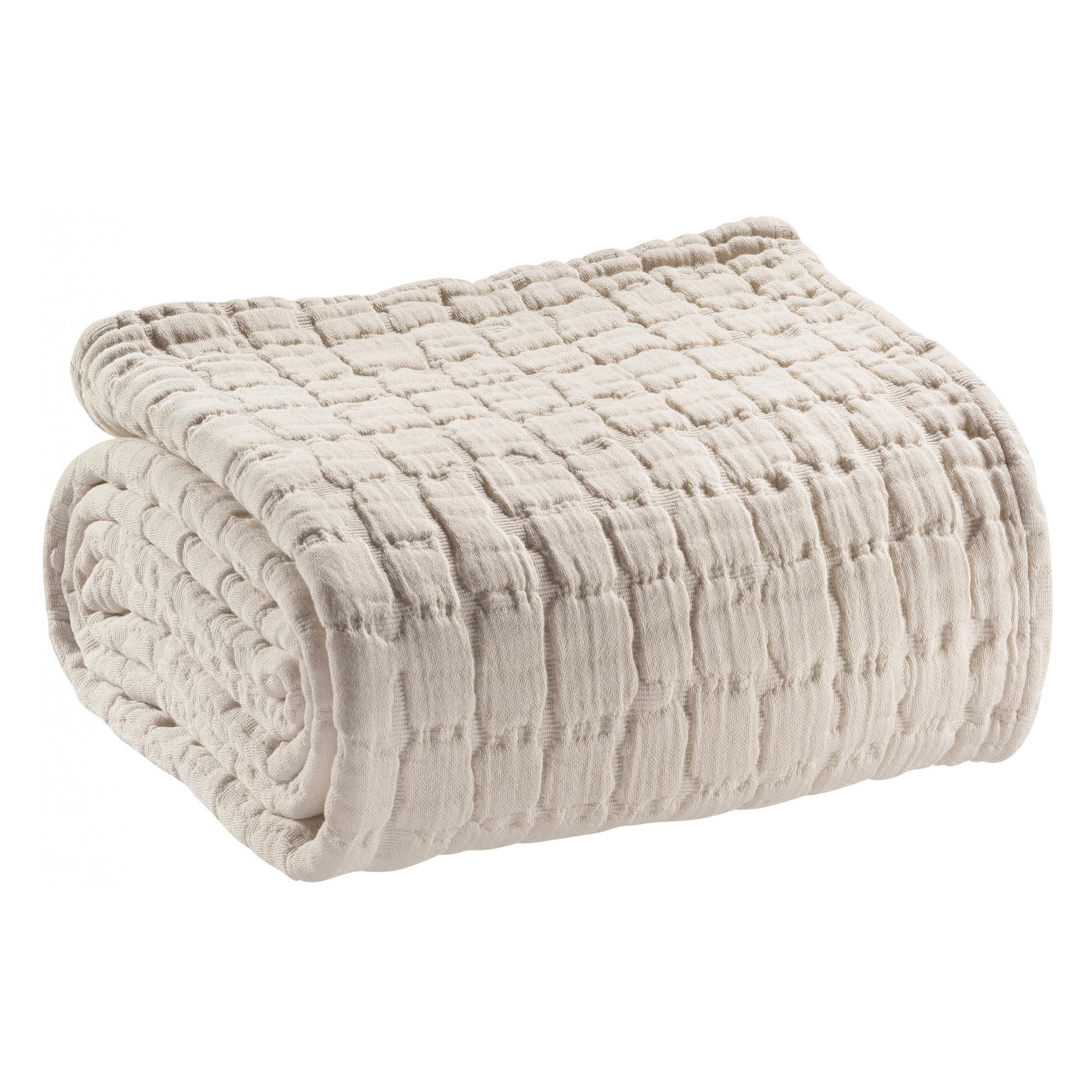 BETTÜBERWURF Swami leinen 240 x 260 cm - Braun, Textil (240/260cm) - Vivaraise