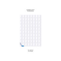 SOMMERBETTDECKE ELEGANCE Gänsedaunen leicht - Weiß, Naturmaterialien/Textil (135/200cm) - Böhmerwald