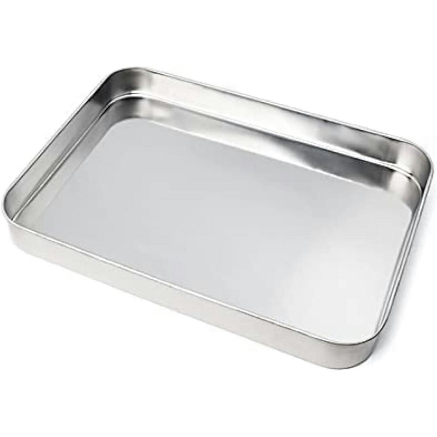 BACKBLECH Edelstahl 35 x 40 cm - Silberfarben, Metall (35/6/40cm)