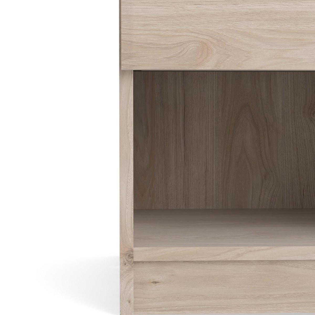 NACHTSCHRANK Hickory - Braun, Holzwerkstoff (41/50/40cm) - ebuy24