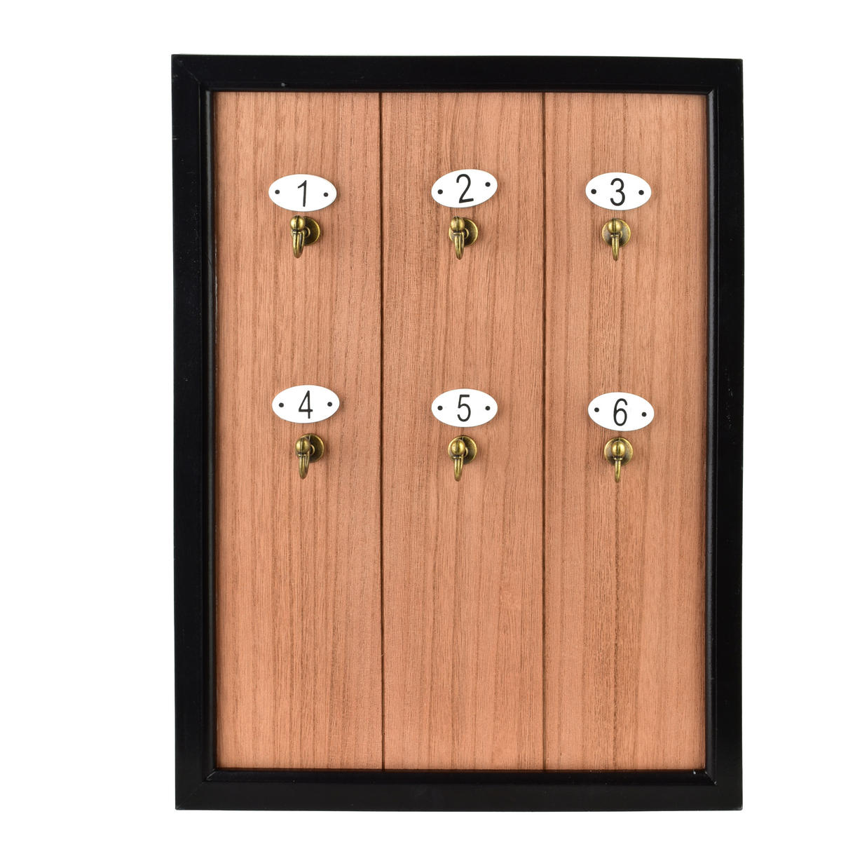 SCHLÜSSELHALTER Stacy Schwarz 40x30x1,5 cm Holz - Schwarz, Holz (1.5/30/40cm) - Mondex