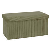 DOPPELTE aus Cord Arum 76/38/38 cm - Grün, Kunststoff (38/38/76cm) - Atmosphera Createur d´interieur