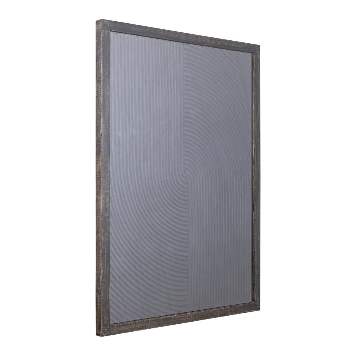 WANDPANEEL Elasah Schwarz 76/3/102cm - Schwarz, Holz (3/102/76cm) - PTMD Collection