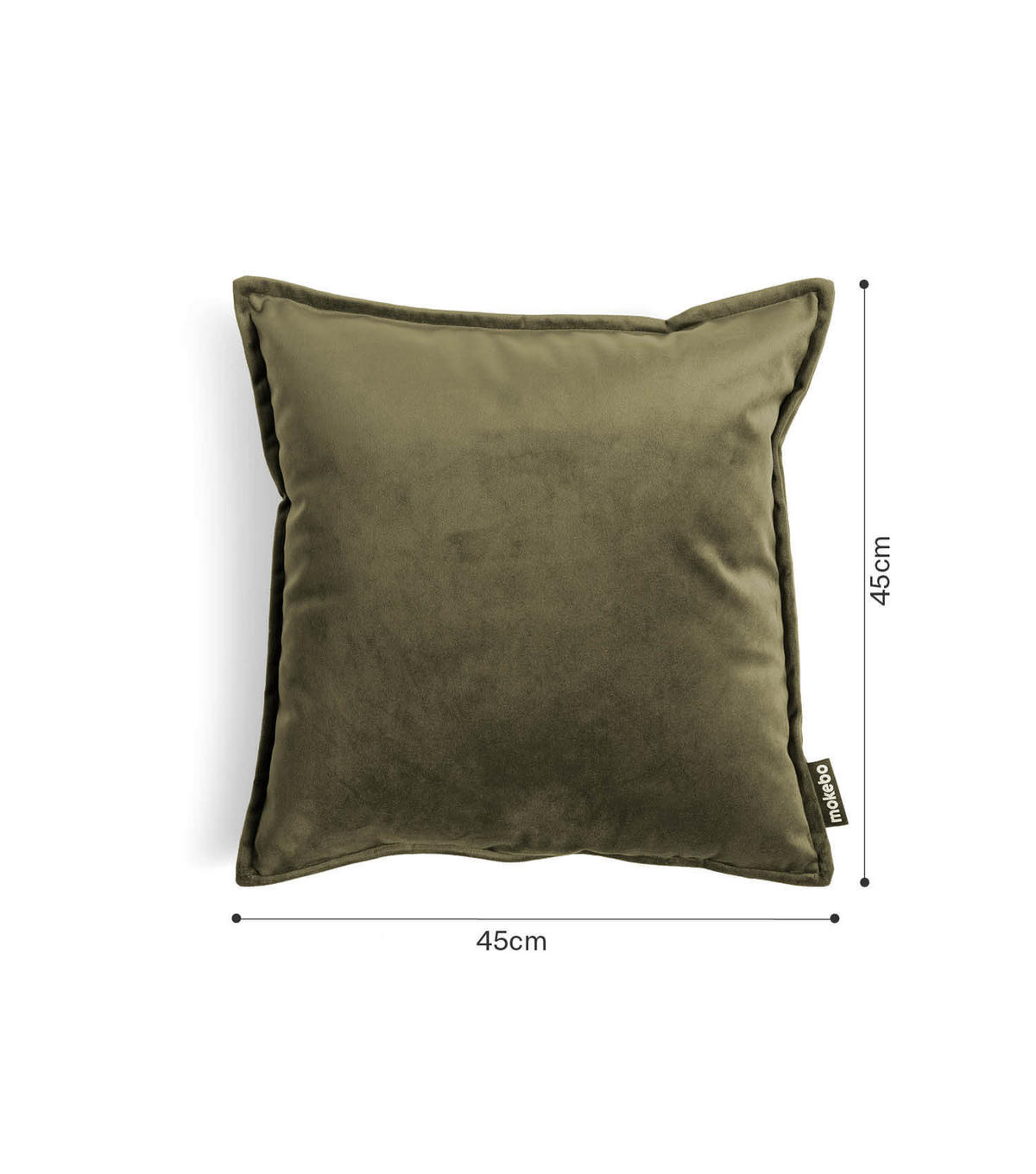 SOFAKISSEN Cuddle - Grün, Textil (45/8cm) - Mokebo