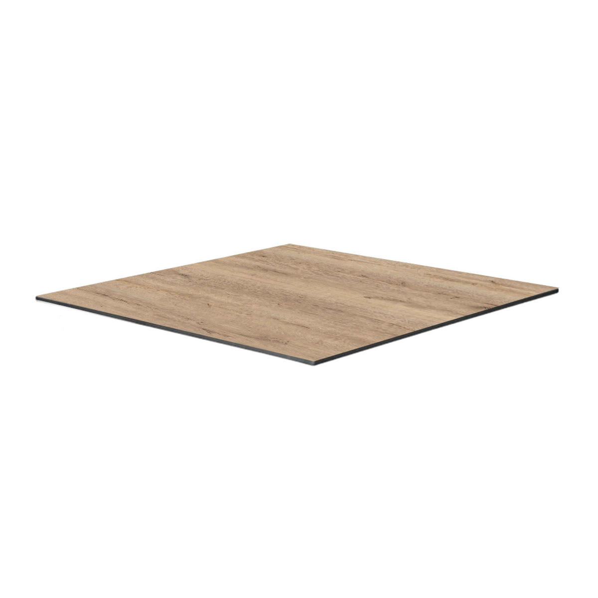TISCHPLATTE 60 x 60 cm, Rohe Eiche - Beige, Holzwerkstoff (60/60/1.25cm) - Oviala