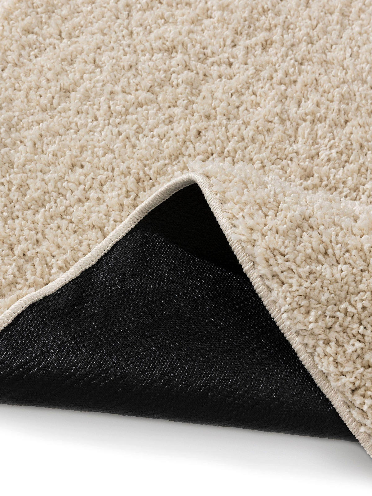 HOCHFLORTEPPICH Soho Cream ø 250 cm rund - Creme, Kunststoff (250/250cm) - benuta