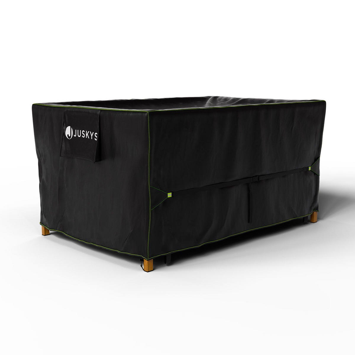 GARTENMÖBELABDECKUNG CoverSafe Pro schwarz - Schwarz, Kunststoff (90/75/150cm) - Juskys
