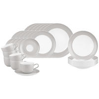 KOMBISERVICE Liberty Pure Colors New Grey 30er Set - Grau, Keramik (1/1/1cm) - Seltmann Weiden