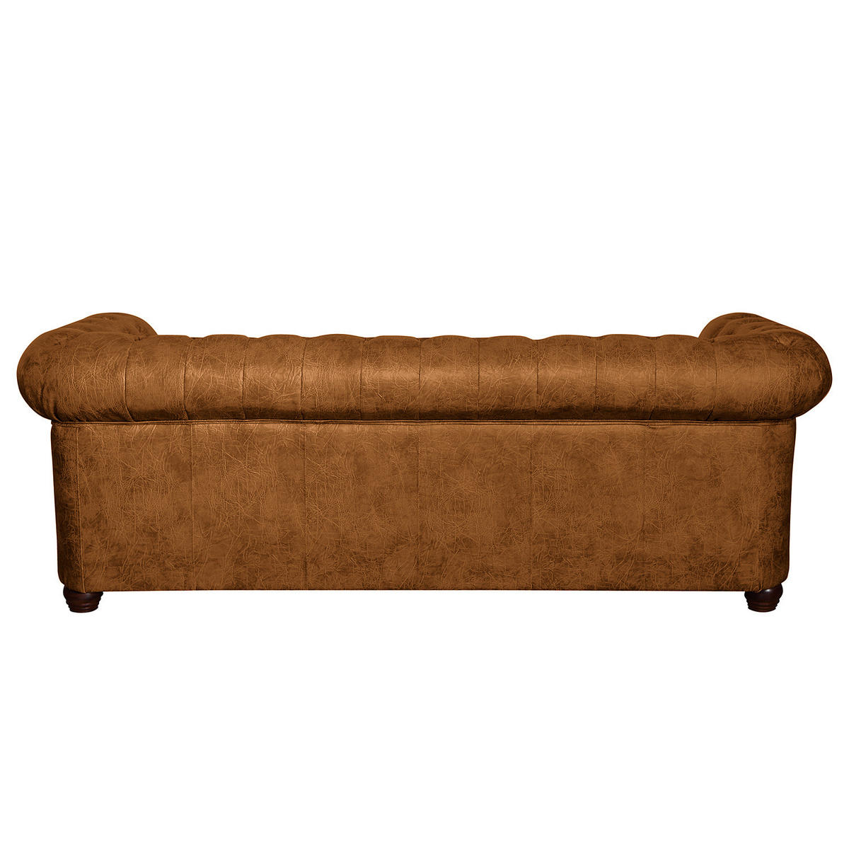 3-SITZER SOFA - Cognac, Kunststoff (203/72/86cm) - home24