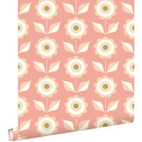 TAPETE Blumen 50 x 900 cm - Pink, Papier (50/900cm) - ESTAhome