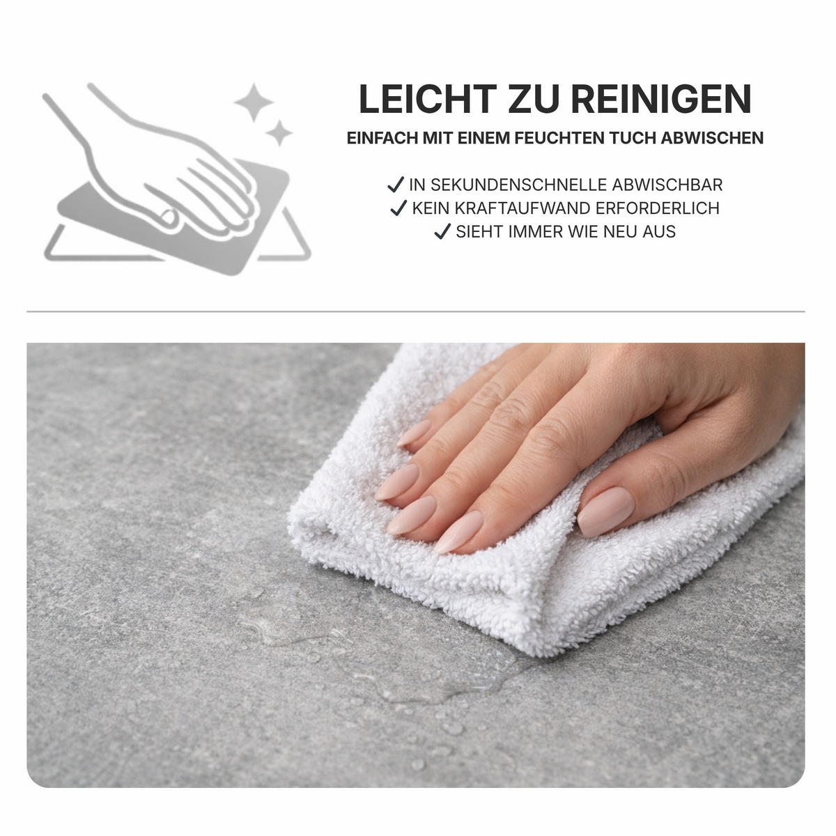 ESSTISCH Grau Betonoptik und Weiß Ausziehbar 120 - 160 cm - Weiß/Grau, Holzwerkstoff (120/80/75cm) - PROSPERO