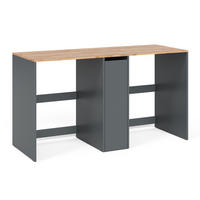WASCHMASCHINENSCHRANK Viktor Anthrazit 159.8 x 88.2 cm mit 3 Fächern - Honigeiche/Anthrazit, Holzwerkstoff (159.8/88.2/60.3cm) - Vicco