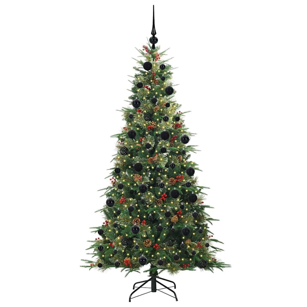 vidaXL Weihnachtsbaum Grün 210 cm
