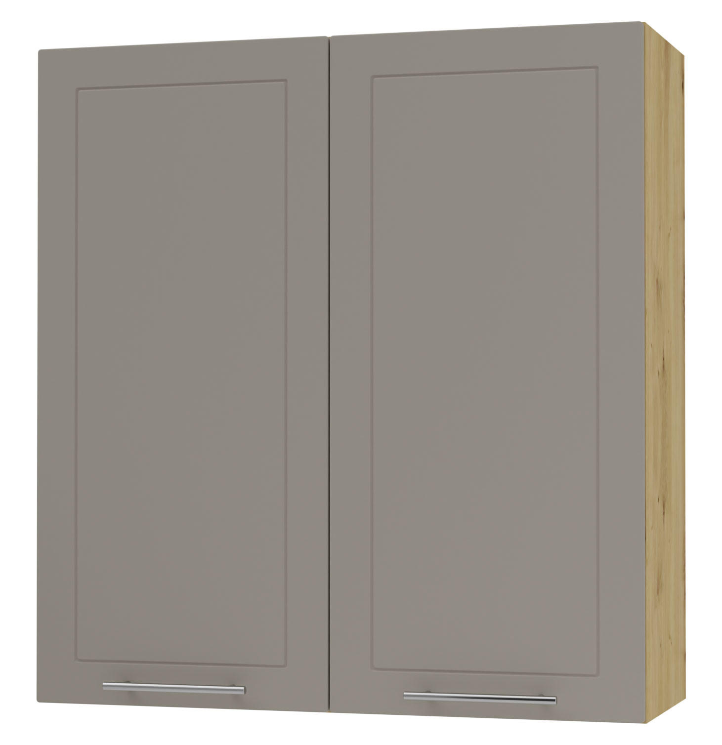 Feldmann-Wohnen Küchenhängeschrank Beige, Eiche Artisan 90x96x32.5 cm