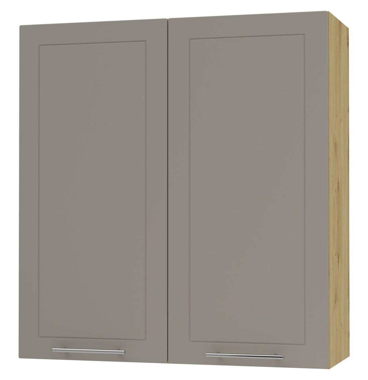 KÜCHENHÄNGESCHRANK Kvantum W4/90 Weiß Matt / Eiche Artisan Matt 90 / 32,5 / 96cm - Beige/Eiche Artisan, Holz/Holzwerkstoff (90/96/32.5cm) - Feldmann-Wohnen